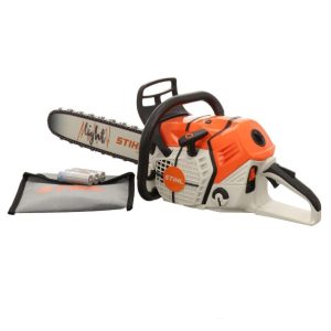 STIHL kids toy chainsaw with rubber chain