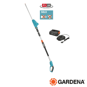 Gardena-Telescopic-18V-P4A-Solo-cordless-hedge-trimmer-THS-42_18-14732-55-with-2.5Ah-starter-kit